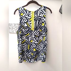 Geometric pattern blouse